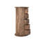 Leeds Solid Wood 45 cm W Chest of 5 Drawers