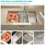 Évier de cuisine en acier inoxydable de calibre 16 L 33 po x l 19 po à double cuve 60/40-129912839