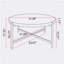 Table basse ronde Veatriki