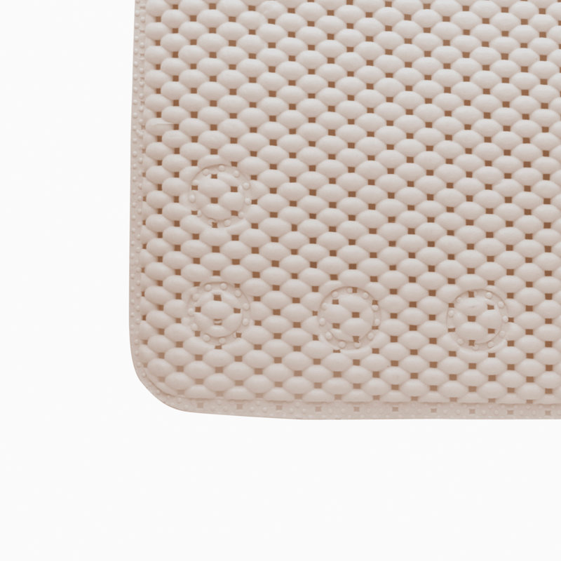 Tapis de douche gaufré à coussin souple, Lin