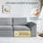 Mariyan 79'' Upholstery Boneless Sofa -206647738