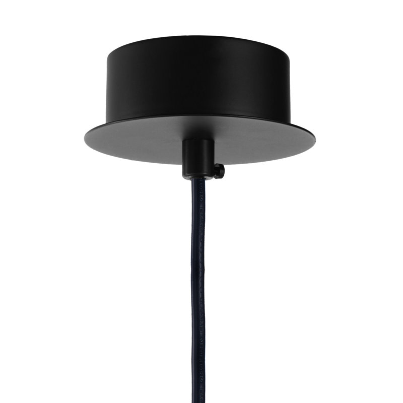 Mokane 1 - Light Black Single Pendant, Red