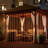 10ft x 10ft Curtain String Lights with Remote, 300 LED, Warm White