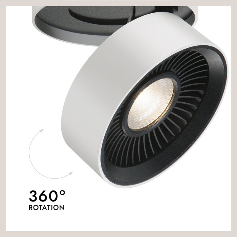 Solo 1 - Light LED Flush Mount, White