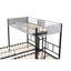 Triple lit superposé / structure en métal robuste / anti-bruit / sans grincement / lattes de bois / aucun sommier requis-922918777