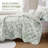 Reversible Bedding Sets, Polyester Twin XL Floral Modern Home Quilt