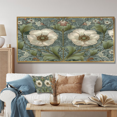 «Beautiful Vintage White Daisy», reproduction sur toile, art mural floral blanc