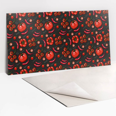 Malden 50cm x 100cm PVC Field Tile in Red