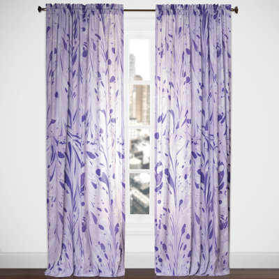 Electrify Semi Sheer Curtain Single Panel