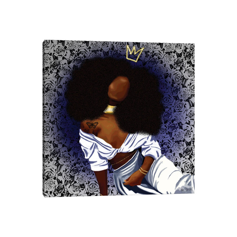Dominique Blu by Faith With An E - Wrapped Canvas Print, 45.72 cm H x 45.72 cm W x 1.91 cm D