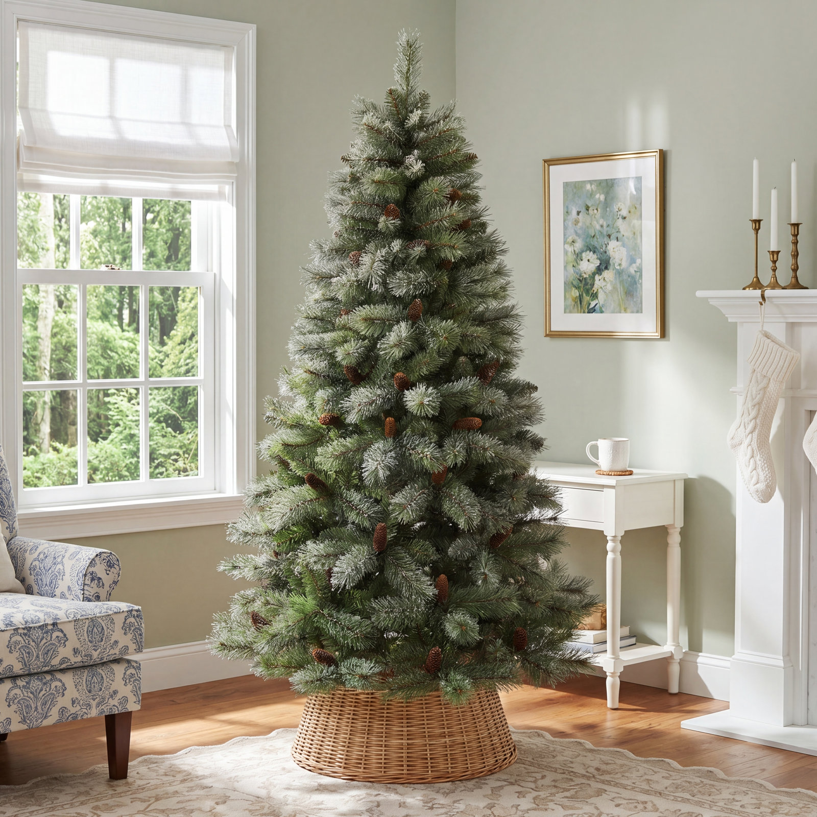 Artificial Christmas Tree, 6' H