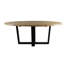Oval Pine Wood Dining Table