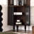 French-style vintage corner display cabinet