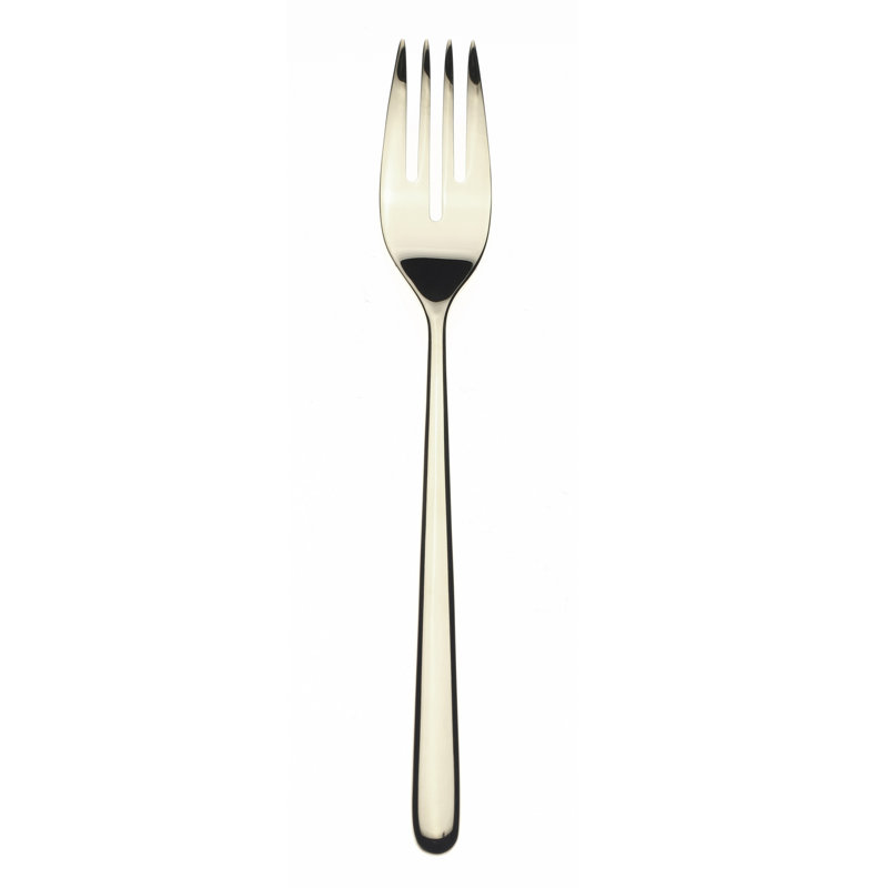 Fourchette à poisson de table Linea - 24 pièces, Champagne