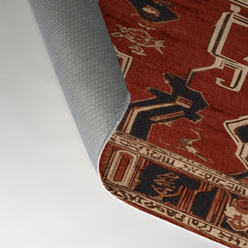 Tapis intérieur et extérieur ArtDeco, Rectangle 5 pi x 7 pi