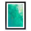 Green Ocean in Abstract - Picture Frame Graphic Art Print-55736209-55736207