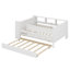 Lit de jour avec lit gigogne, tablettes et tables, station de charge USB-1657407502