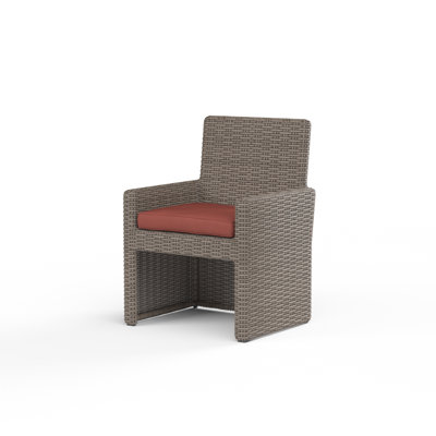 Chaise de patio avec coussin Nassau