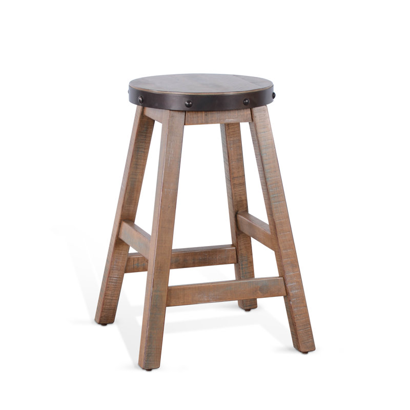 Leilahni Solid Wood Counter Stool