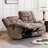 2-Piece Modern And Upholstered Soft Manual Reclining Living Room Set-109867513