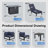 Joquita 13-Piece Patio Outdoor Sectional Set with Fire Pit Table Chaise Lounge and Cushions-110372325