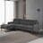L-Shaped Sofa with Padded Cashmere: Multi-functional Design, Modern Luxury Appearance-1063089020