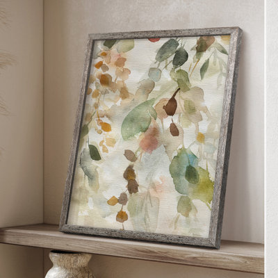Cascading Nature I, reproduction encadrée - bois massif