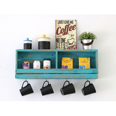 Beebe 2 Piece Solid Wood Accent Shelf