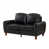 Black Faux Leather