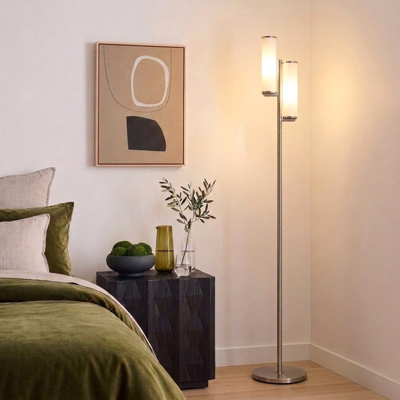 64 " Satin Tree Floor Lamp