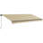 Outsunny 156 " W x 118 " D Polyester Cover Retractable Patio Awning-97091118