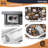 Rectangle Aluminum Propane Smokeless Fire Pit Table with Lid-73824930