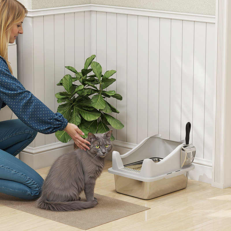 Stainless Steel, PP Litter Box
