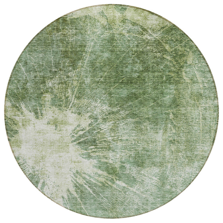 Sharna Washable Abstract Indoor / Outdoor Rug