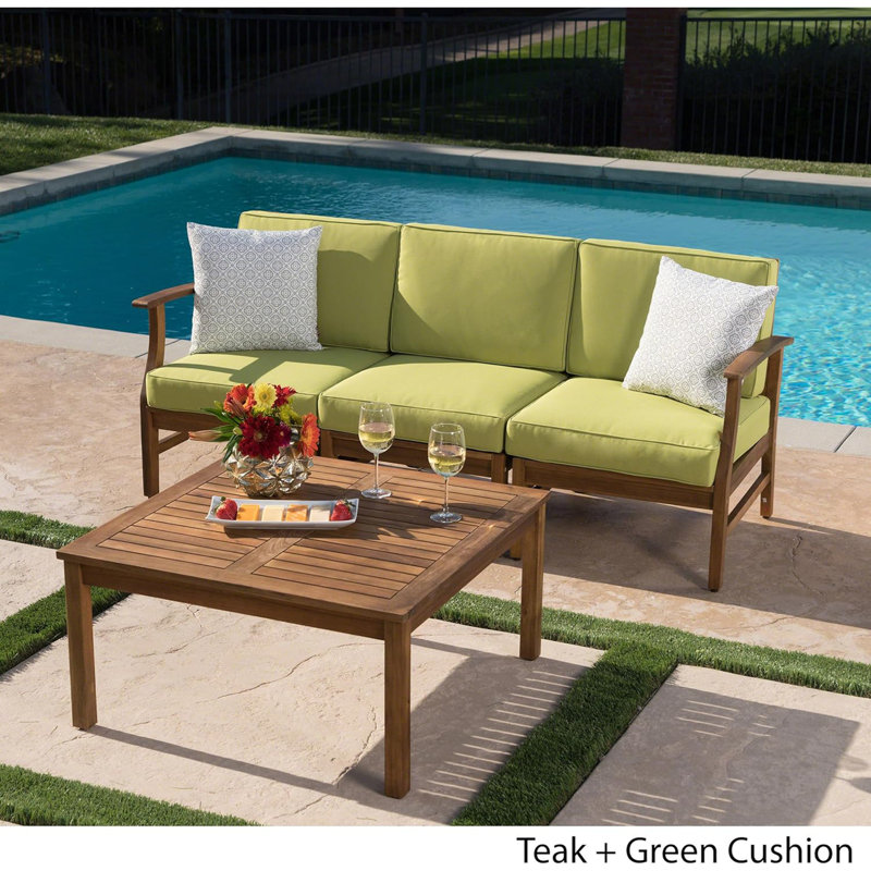 3 SEATER SOFA AND TABLE SET