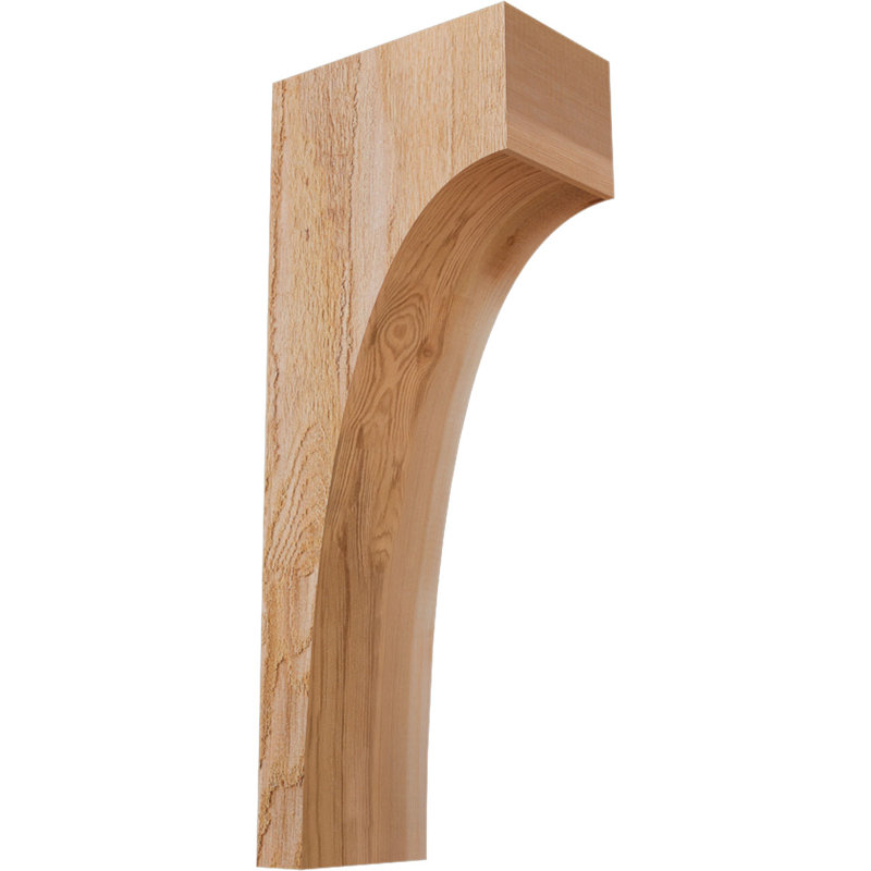 Huntington Corbel, H 26 po x l 6 po x P 10 po, Sciage brut, Cèdre rouge
