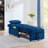 4 In1 Multi-Function Single Sofa Bed With Storage Pockets,Tufted Single Pull-Out Sofa Bed With Adjustable Backrest And Pillows ,Convertible  Chaise Lounge-1879090554