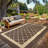 Area Rugs Outdoor Patio Rug Waterproof Modern Bordered Indoor Outdoor Throw Carpet Checkered Reversible Mat for Front Door Rv-1495628119-1495628112