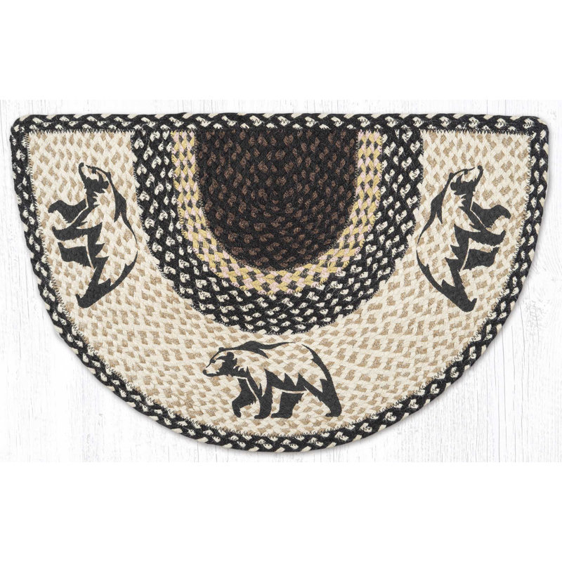 Motif graphique de style ours rustique 29 po, Ours graphique imprimé