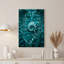 Art mural toile sarcelle-344237395