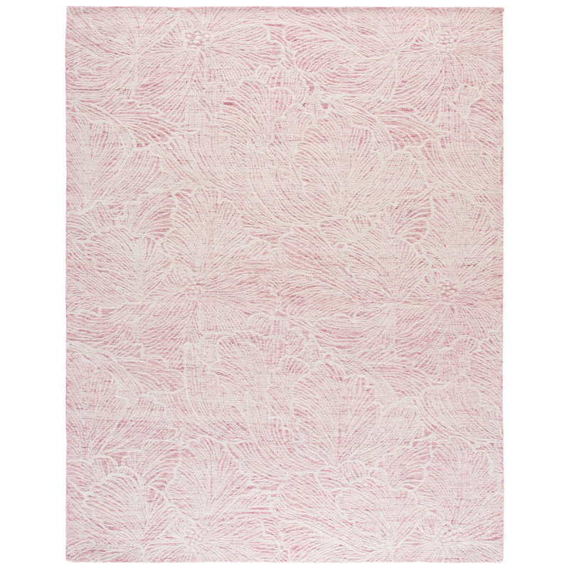 Tapis en coton touffeté à la main Keerthika, Rectangulaire 8 pi x 10 pi