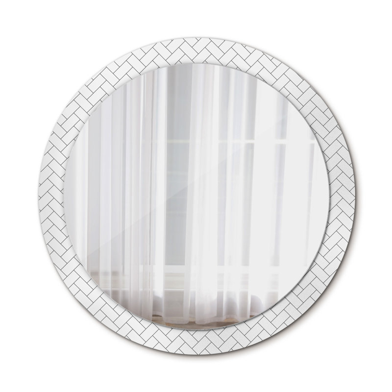 Huldar Glass Flat Wall Mirror