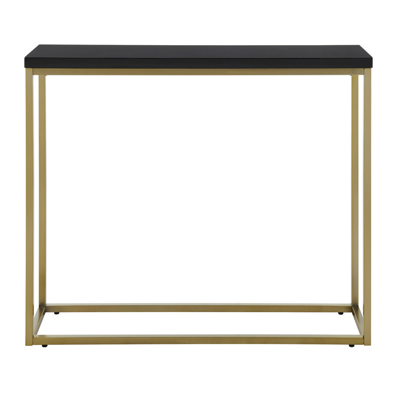 Camp Narrow Console Table, Black, Black
