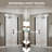 34-36 in.W x 72 in.H Pivot Frameless Glass Shower Door with SGCC certified Glass-72146918-129687863