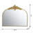 Arched Wall Decor Mirror With Metal Frame For Long-Lasting Durability And Traditional Home Accent-2116424034