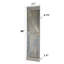 Porte de grange pliante en bois massif de style K avec trousse de quincaillerie - assemblage requis-101127221-109360456