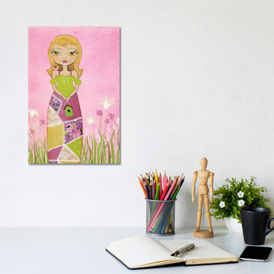 Freedom Girl 1 Piece Wrapped Canvas Painting