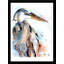 «Great Blue Heron», reproduction de peinture à l'aquarelle sur papier-27609033-27609038-27609041