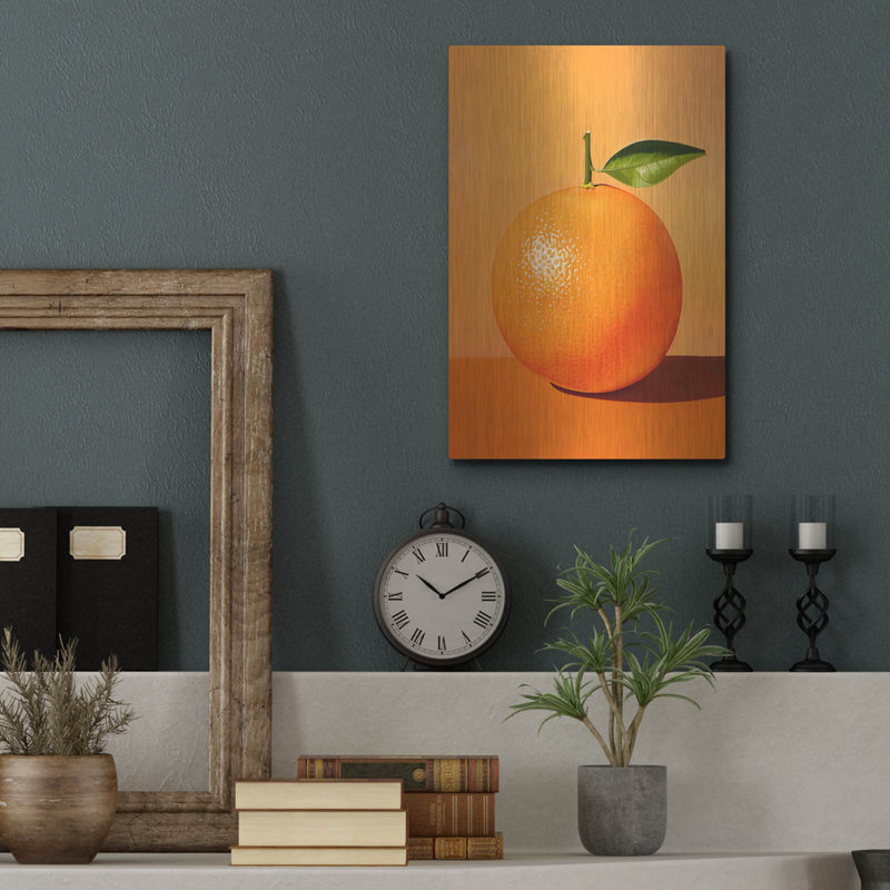 Orange' by Andreas Magnusson Metal Wall Art, 16" H x 12" W