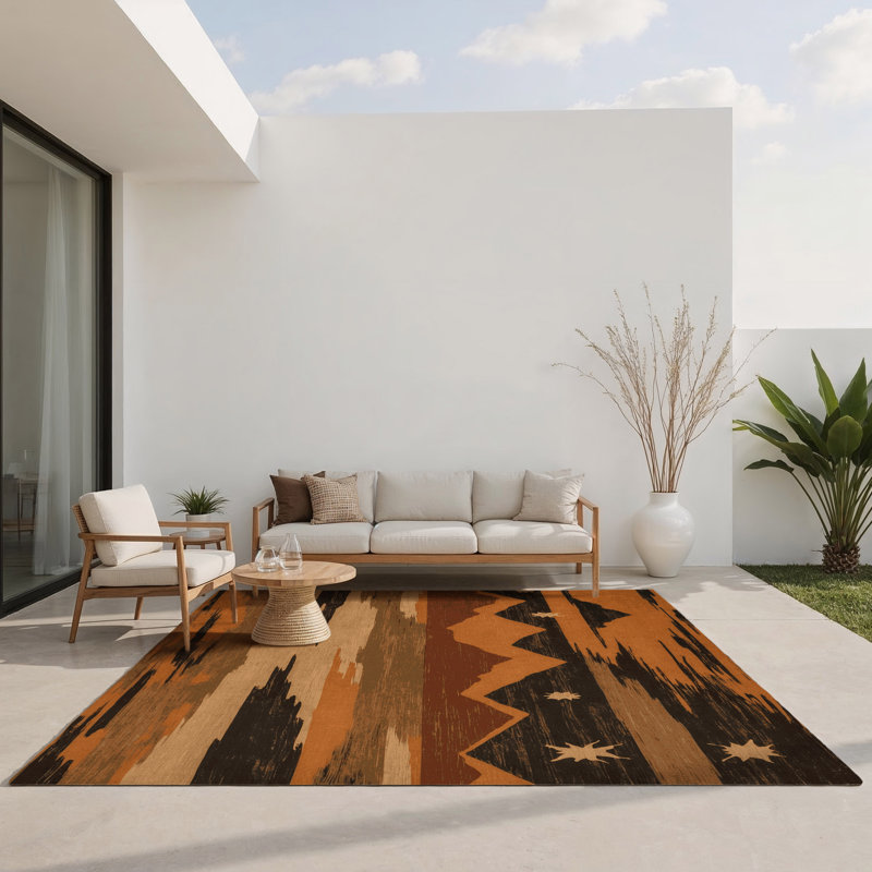 Sapphire Sands Indoor And Outdoor Area Rug, Rectangle 1'6" x 2'6"